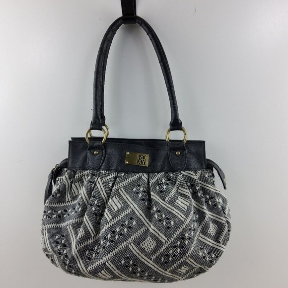 Roxy Women's Woven Boho Shoulder Handbag Purse - Picture 1 of 10